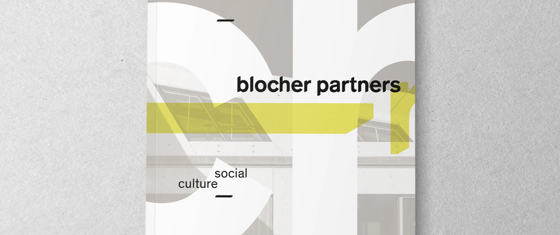 Corporate Publishing - blocher partners - tpenraum - Yearbook 2016 - cover page social culture