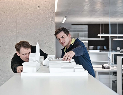 Bürogebäude Stuttgart  Innen blocher partners
