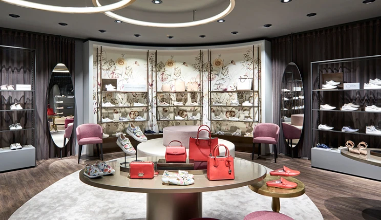 Shoe departments (men & women) at a department store - redesign - CJ Schmidt Husum - overview