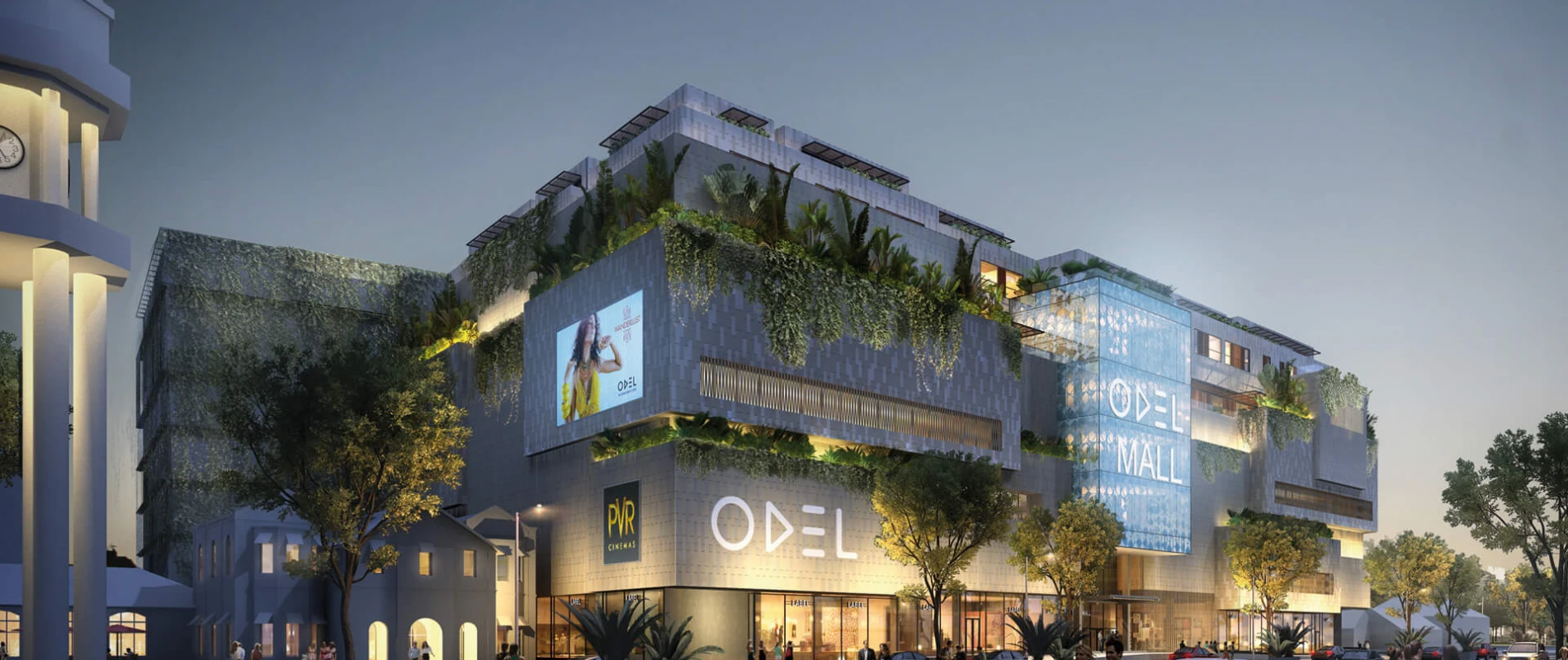 Mall - Corporate Identity - Objekt Marketing - Odel Mall Sri Lanka - rendering by night
