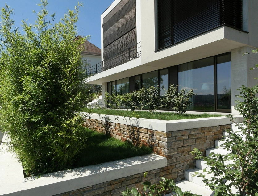 Einfamilienhaus Stuttgart Neubau Fassade