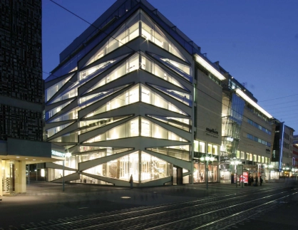 Neubau engelhorn acc/es Mannheim Accessoires Store Fassade