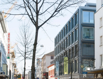Geschäftshaus Büro P5  Mannheim Neubau Fassade