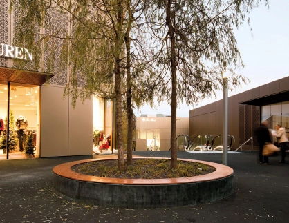 Outletcity Einkauf Metzingen Fassade