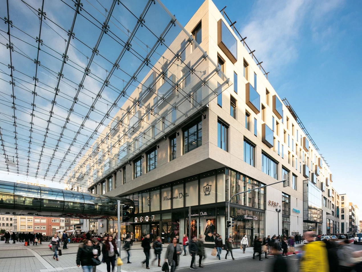 Fassade q 6 q 7 Mannheim Neubau